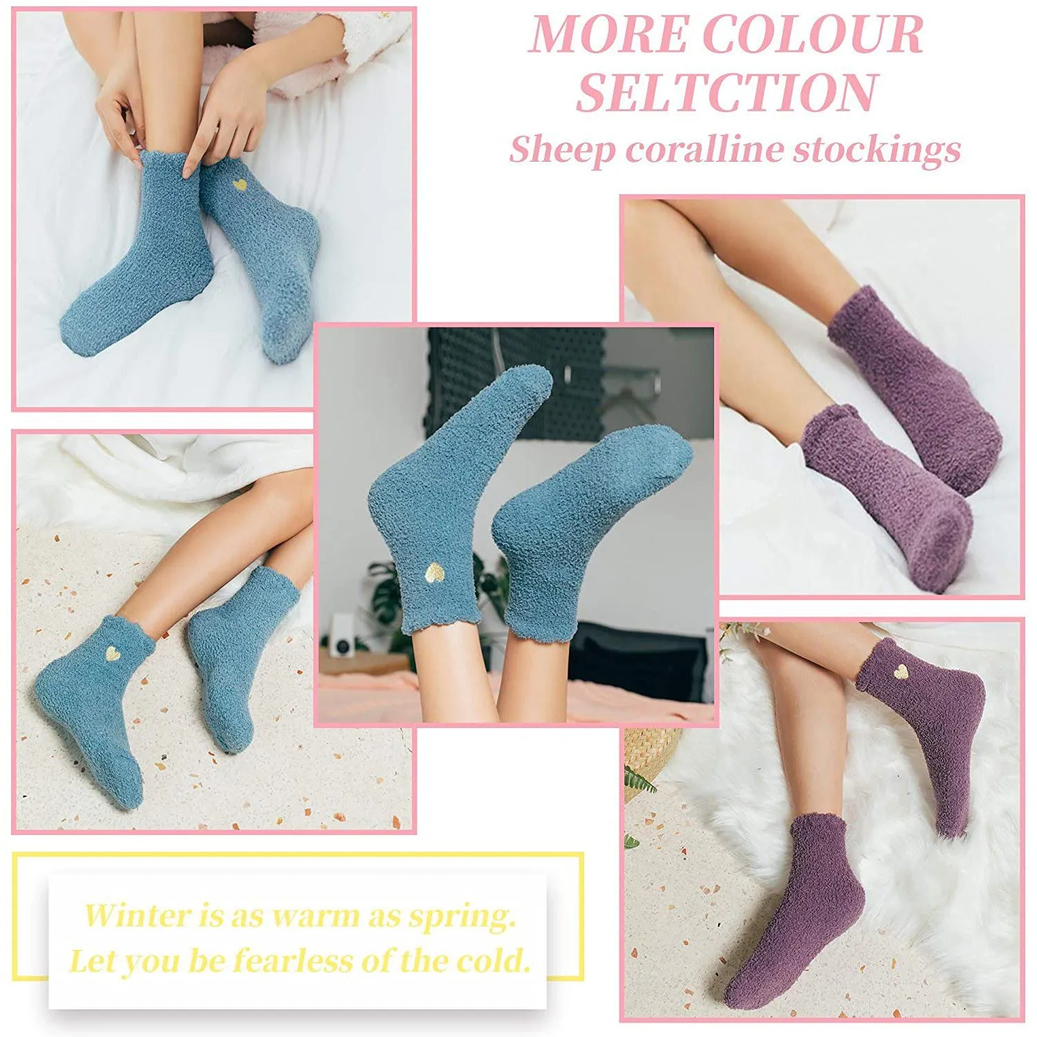 5-Pairs: Women's Soft Winter Warm Socks