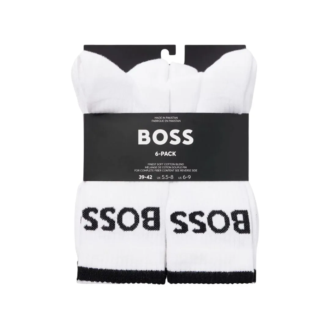 6 Pack QS Stripe CC Socks 50510168