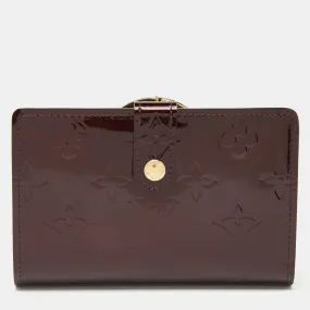 Amarante Monogram Vernis Leather Portefeuille Viennois Wallet