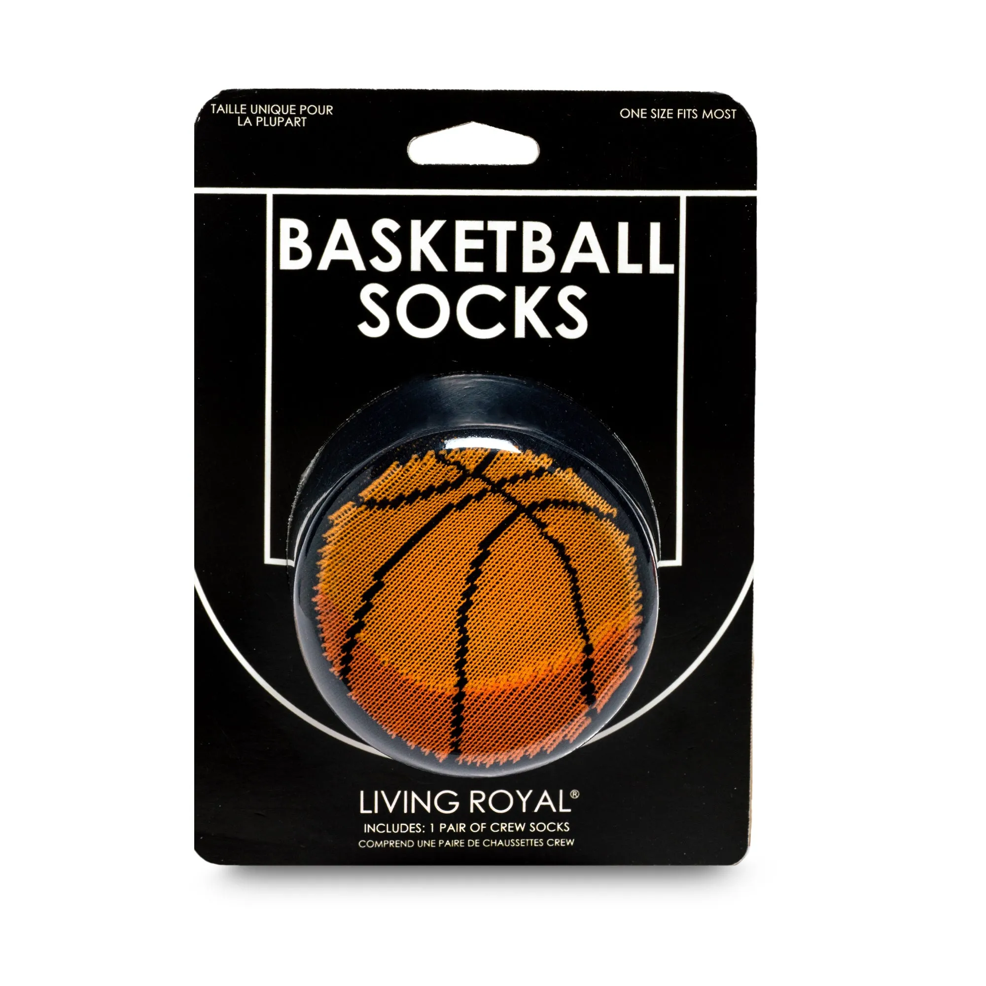 Basketball 3D Crew Sock