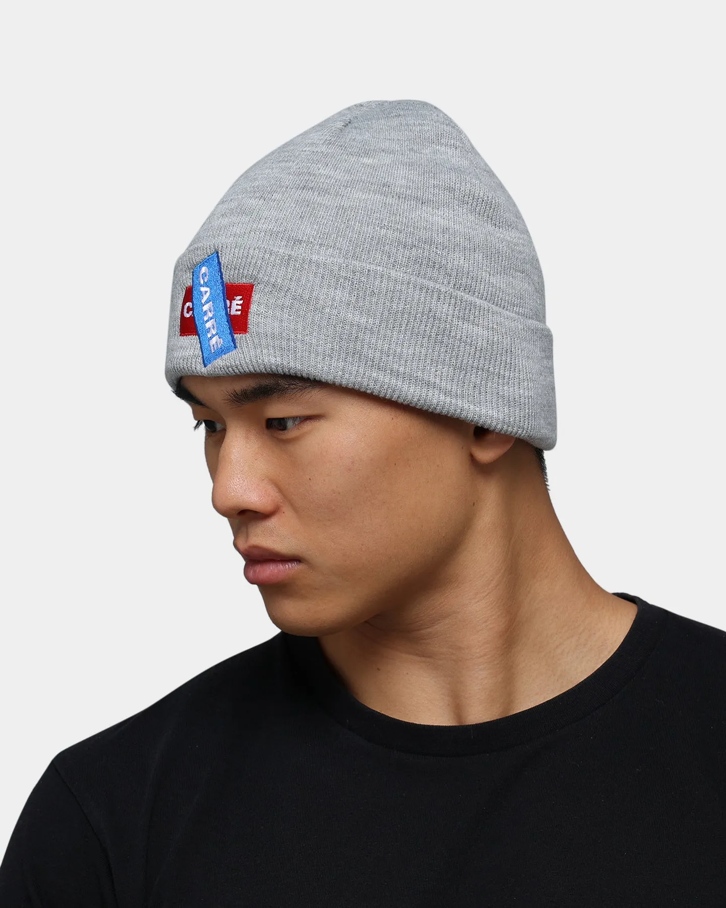 Carré Box Box Beanie Grey Marle