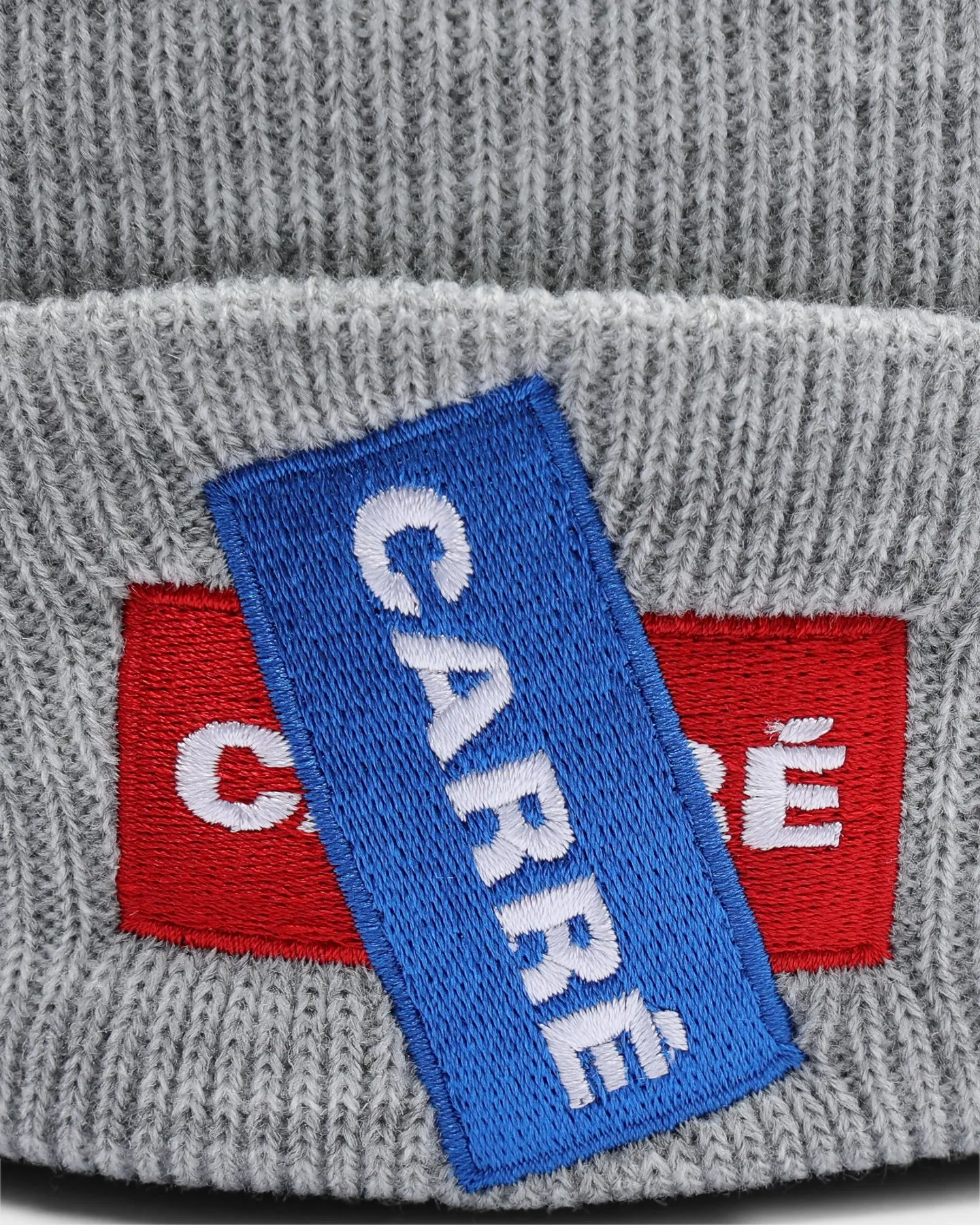 Carré Box Box Beanie Grey Marle