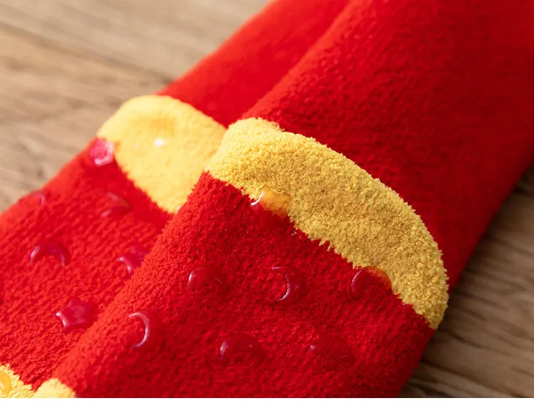 Christmas Socks Extra Fleece Thick Warm Lamb Fleece Home Sleeping Socks