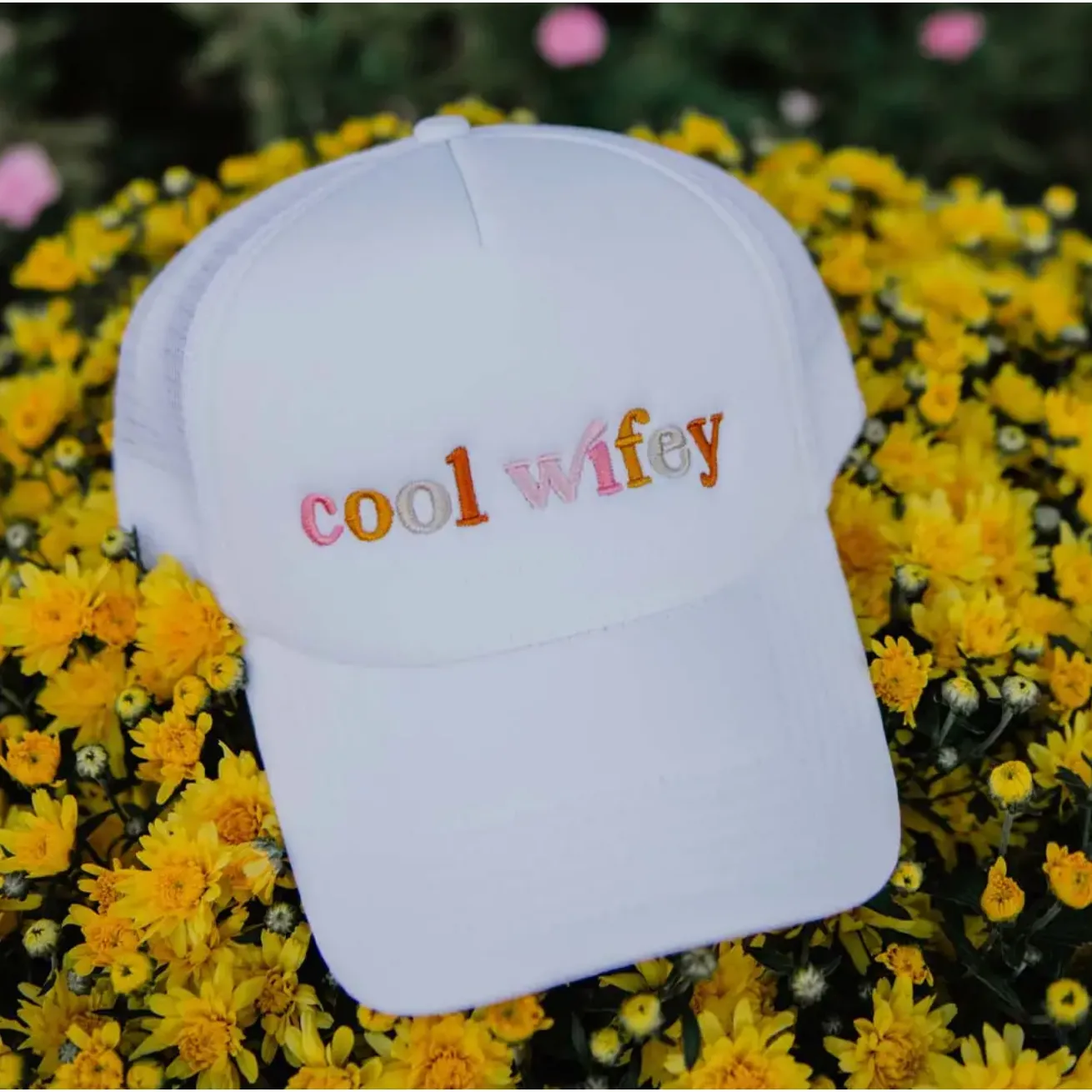 Cool Wifey Trucker Hat by Katydid