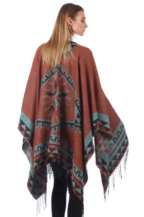 DANDY PATTERNED FASHION SHAWL WRAP, (L)51.2″ (W)59.1″