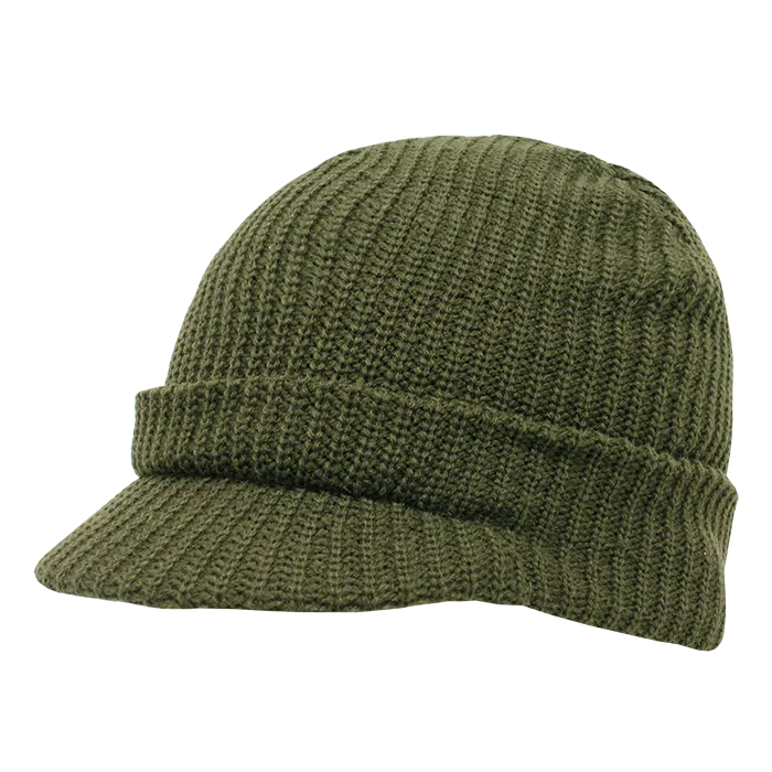 Decky 605 - GI HybriCap Beanie, Knit Cap, Jeep Cap