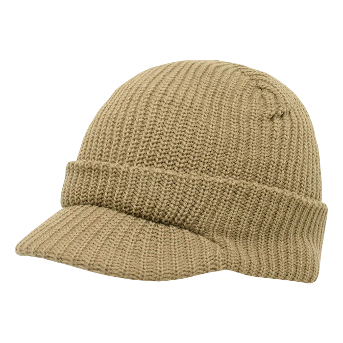 Decky 605 - GI HybriCap Beanie, Knit Cap, Jeep Cap