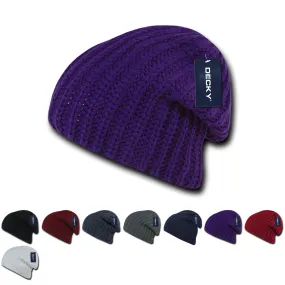 Decky 635 - Cozy Knit Beanie, Knit Cap