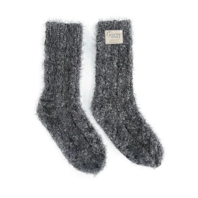 DISC-Giving Socks - Charcoal