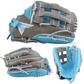 Easton Small Batch No. 73 Slowpitch Softball Glove - Grey/Carolina/Coastal