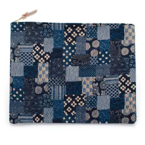 Japanese Patchwork Print Laptop Sleeve-Large