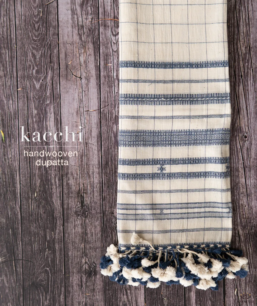 KACCHI  COTTON HANDWOVEN DUPATTA