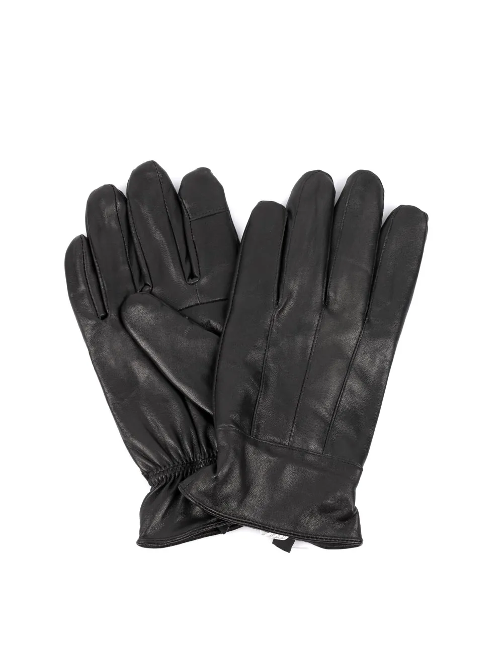 Karla Hanson Men's Genuine Leather Touch Screen Gloves