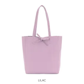 Lilac Genuine Leather Shopper Bag Medium Leather Tote Bag