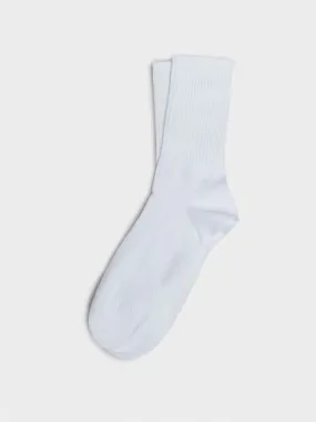 Mrs. Sporty Basic Socks in White