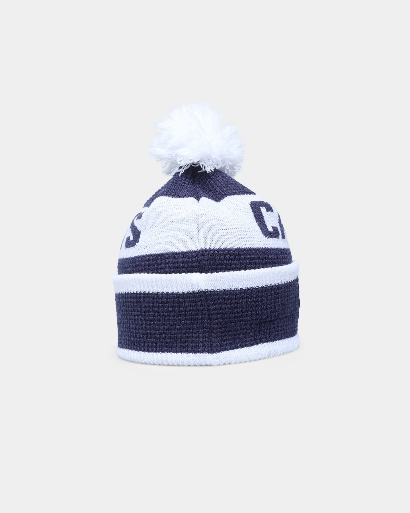 New Era Geelong Cats 'AFL 2022' Pom Waffle Knit Beanie Navy