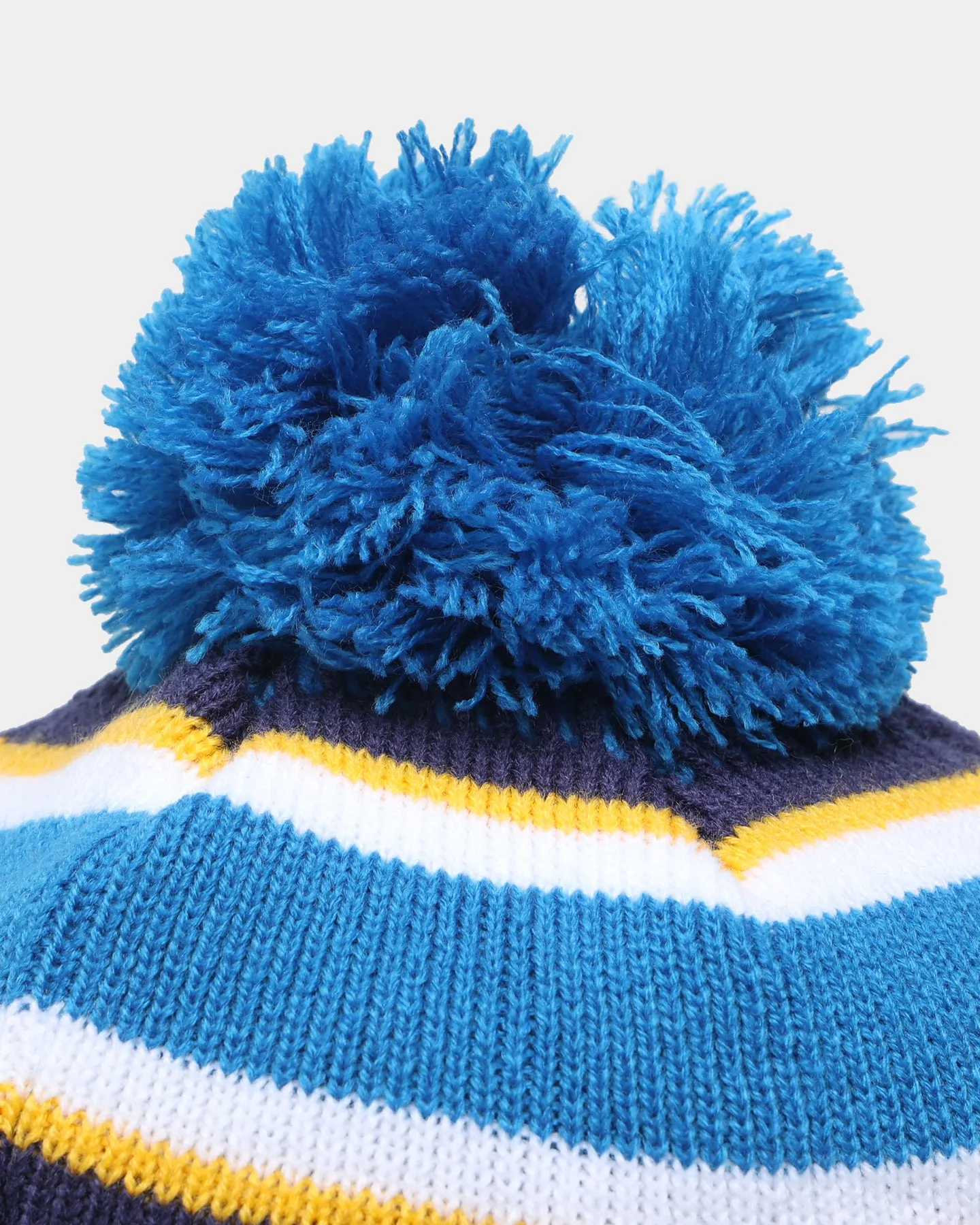 New Era Gold Coast Titans NRL Kick Off 2022 Pom Wordmark Beanie Medium Blue