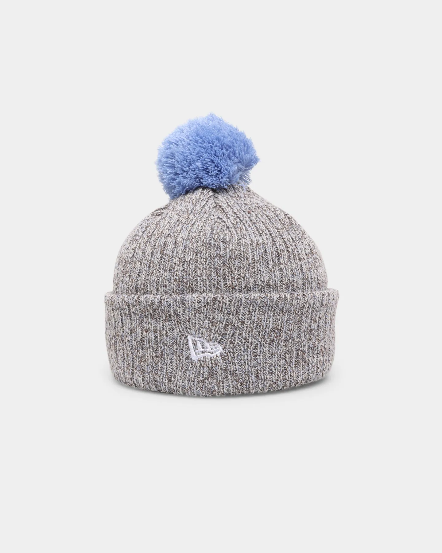 New Era New York Yankees Medium Knit Pom Pom Beanie Stone/Blue