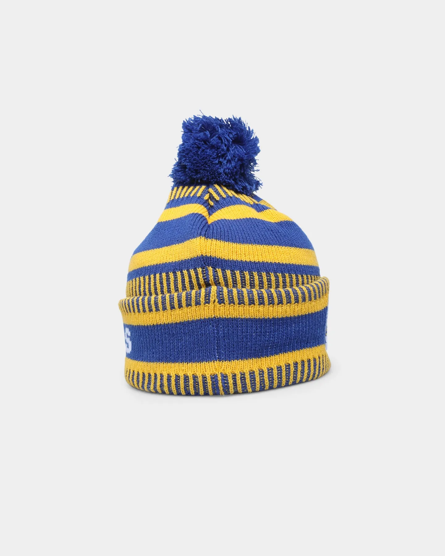 New Era Parramatta Eels NRL Kick Off 2022 Pom Wordmark Beanie Blue