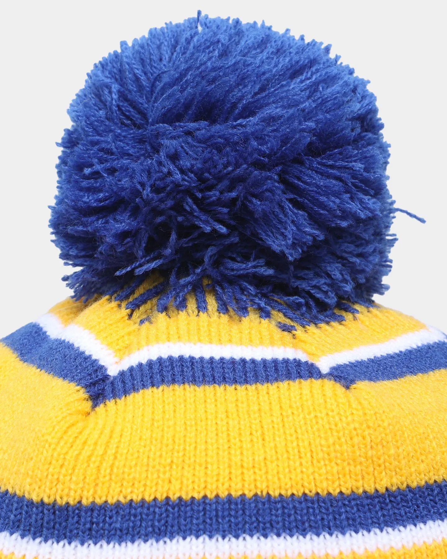 New Era West Coast Eagles AFL Opening Bounce 2022 Pom Wordmark Beanie Medium Blue