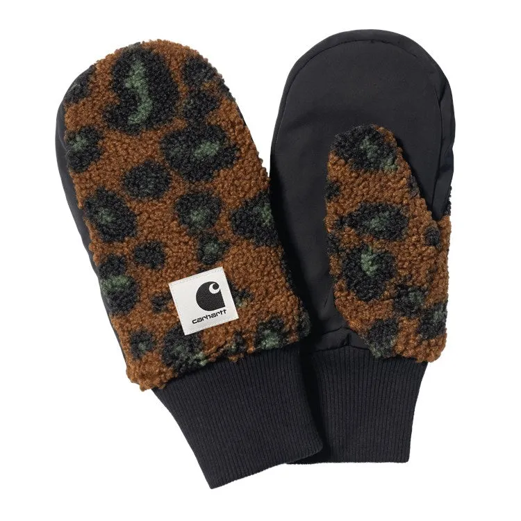 Orla Mitten Camo Leo Jacquard Tamarind Black