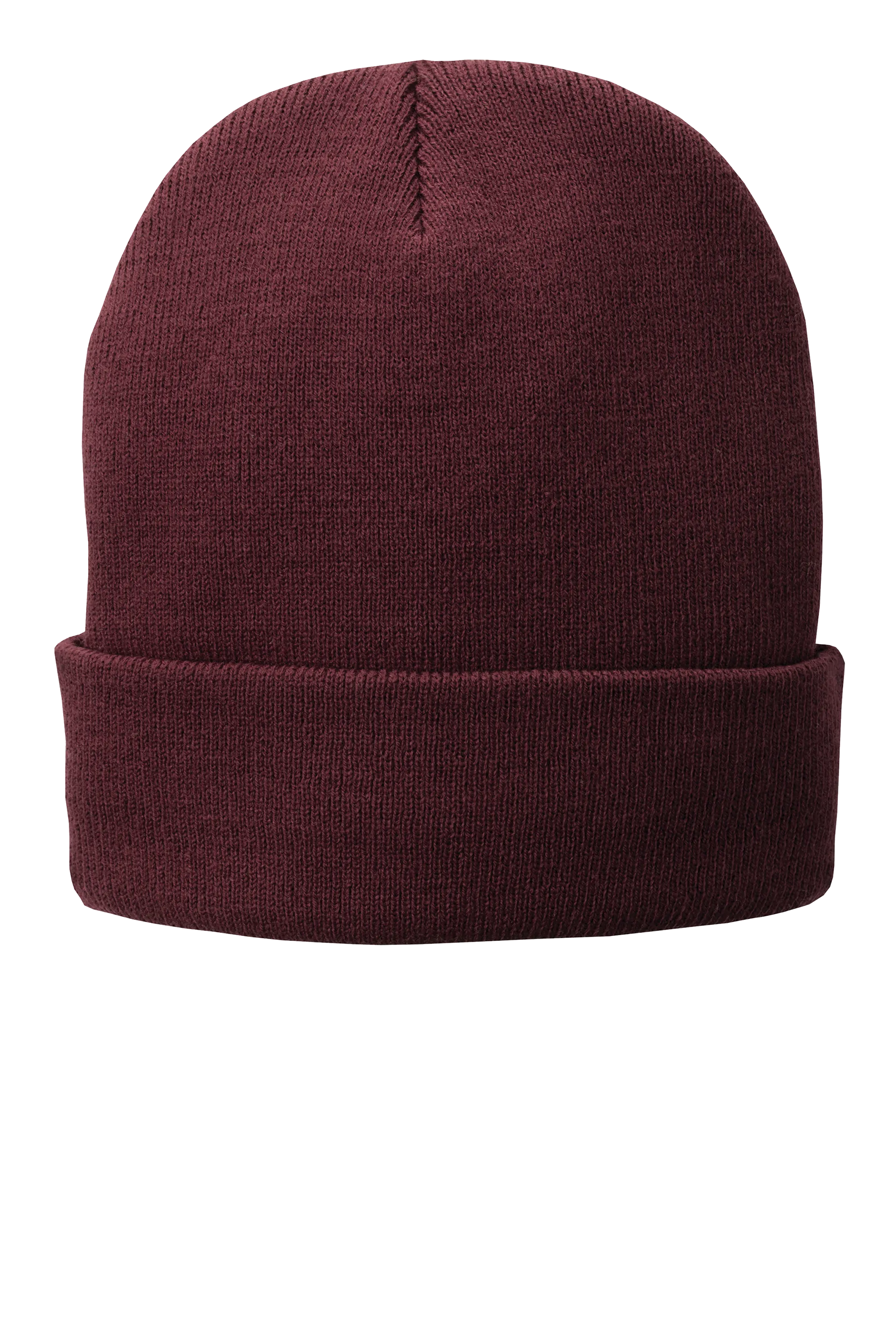 Port & Company® Fleece-Lined Knit Cap - Maroon