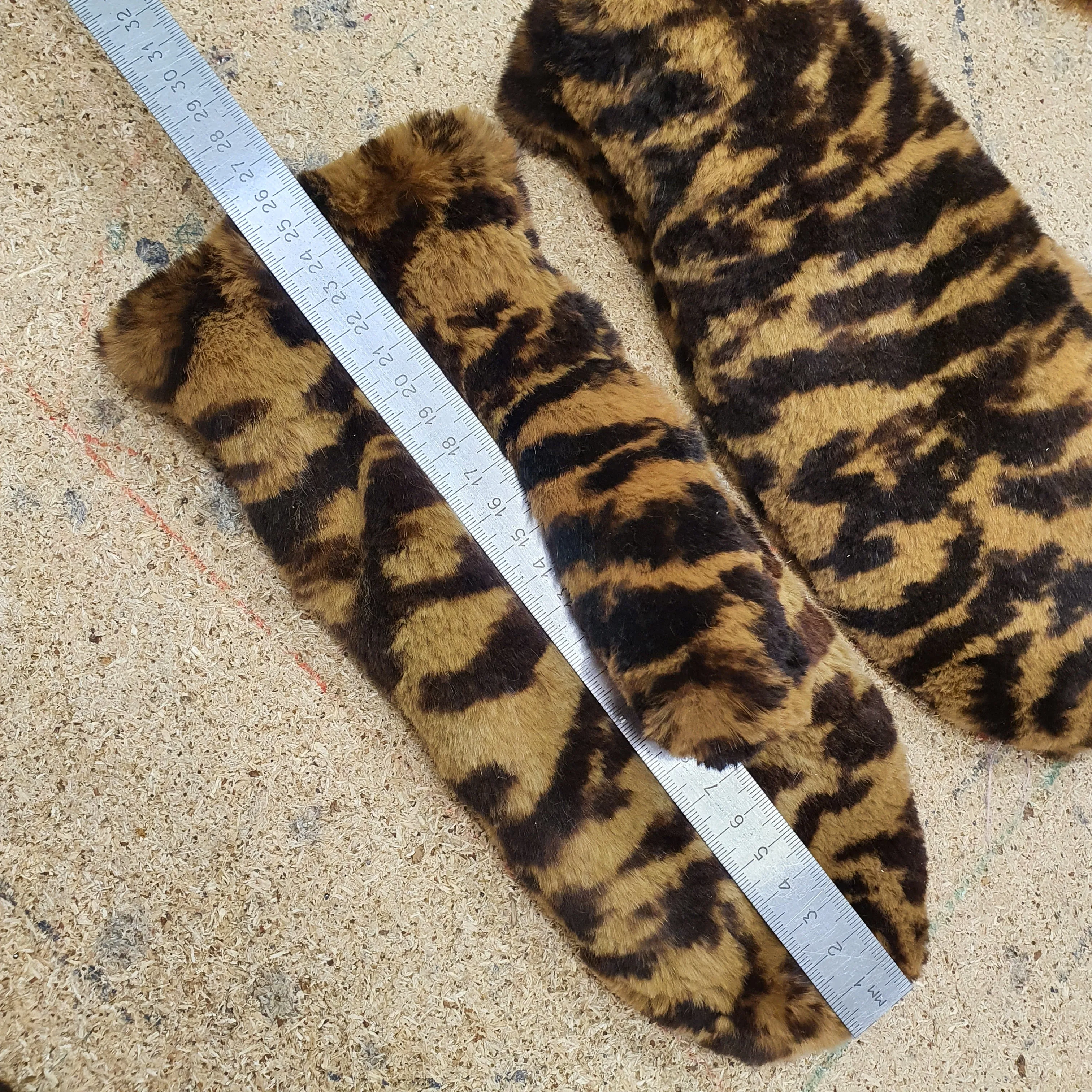 Rabbit fur mittens 5