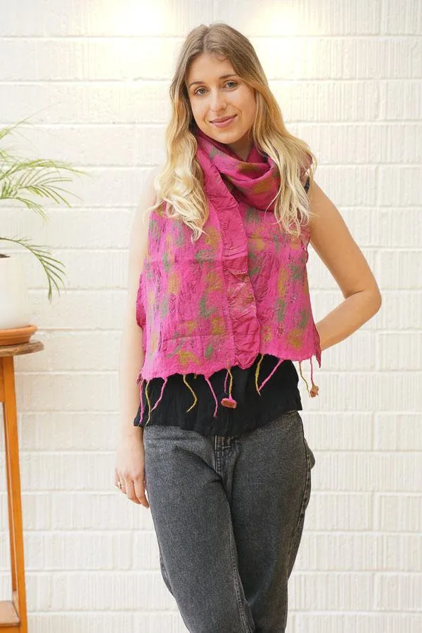 Sadie Silk and Wool Scarf