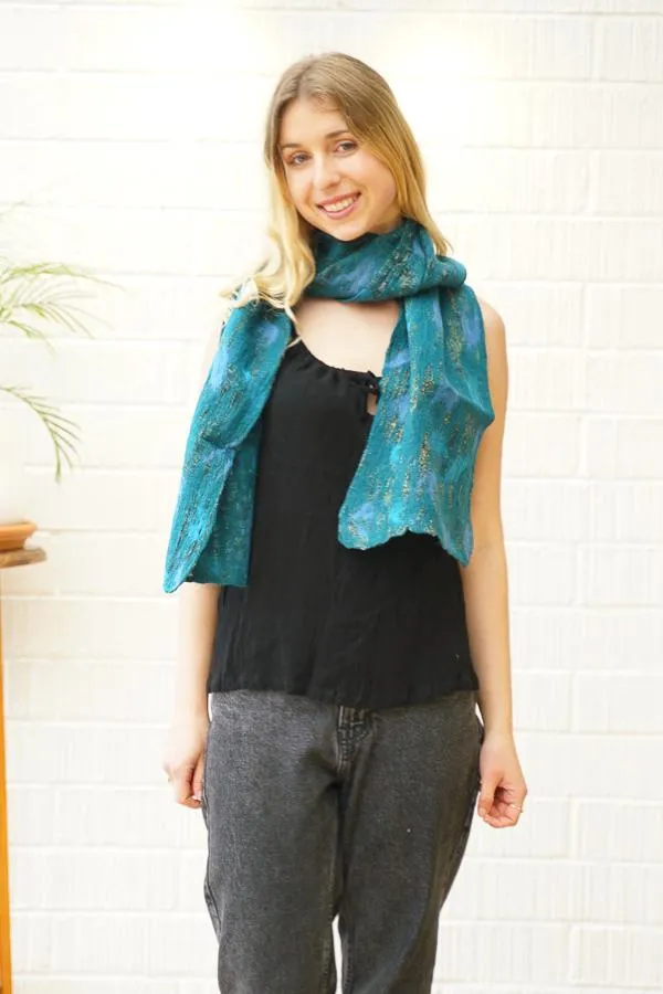 Sadie Silk and Wool Scarf