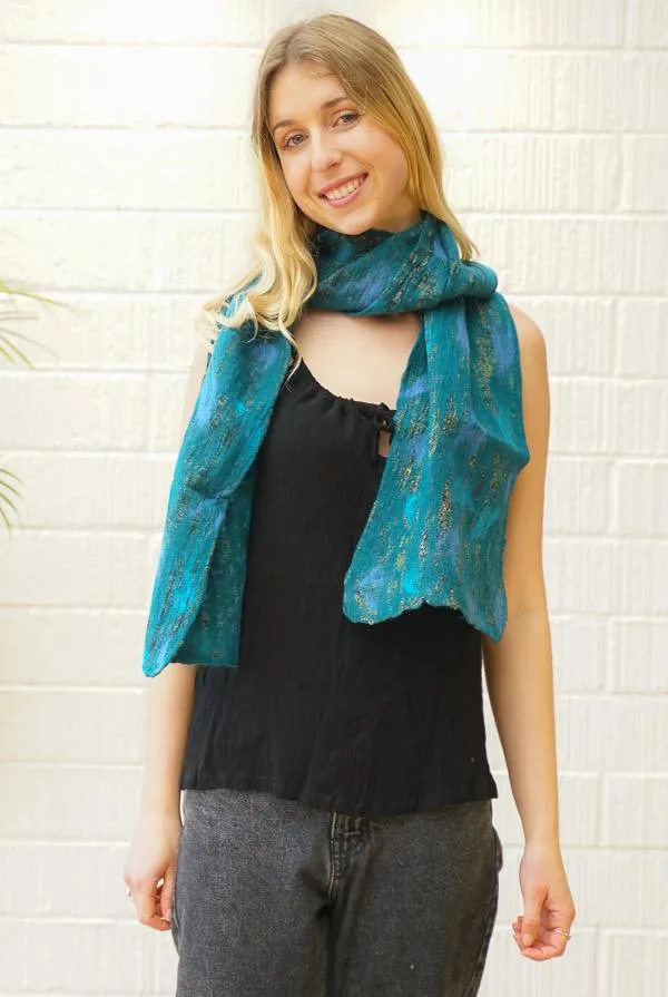 Sadie Silk and Wool Scarf