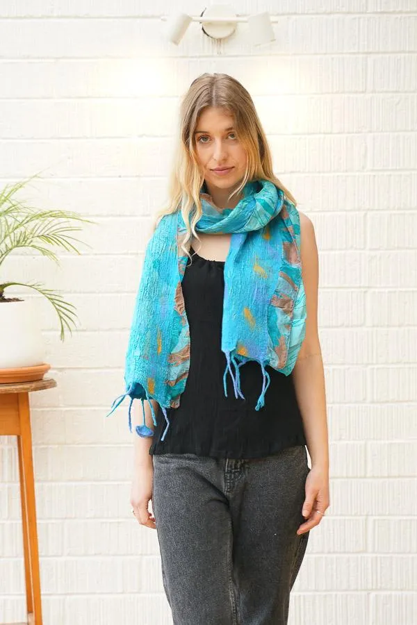 Sadie Silk and Wool Scarf