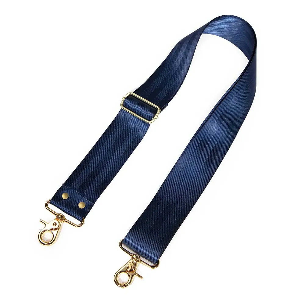 Satin Webbing Cross Body/Shoulder Strap- Bright Navy