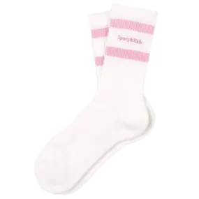 Serif Logo Striped Socks