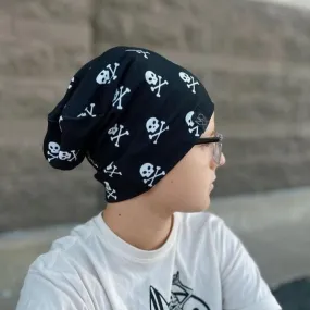 Skulls | Jersey Knit Beanie