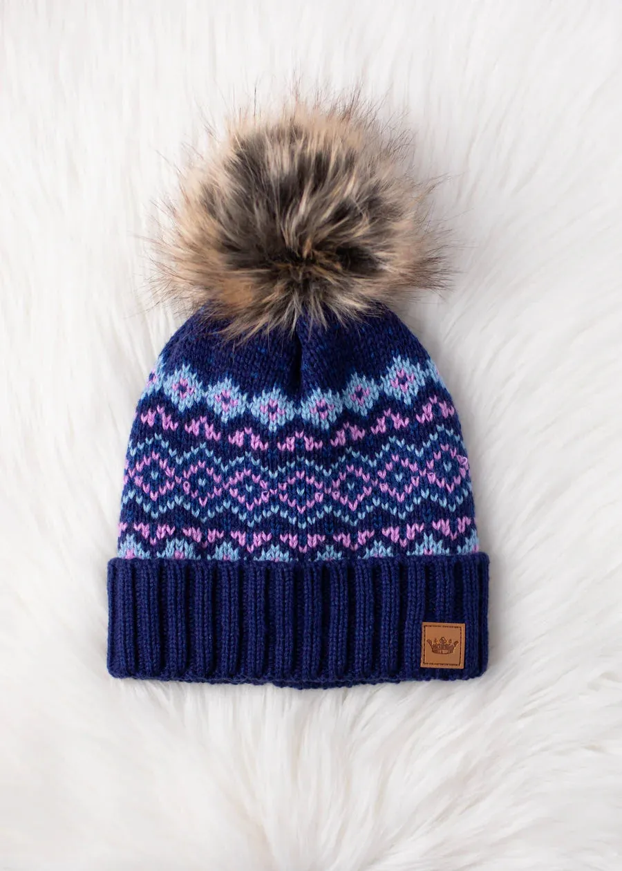 Solstice Knit Toque - Navy