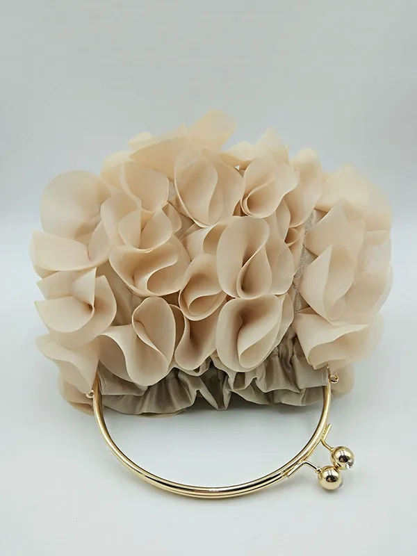 Three-Dimensional Flower Handbags