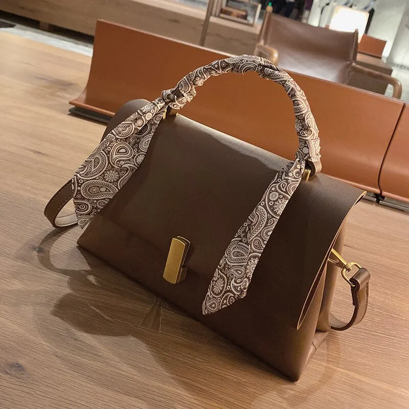 Vintage Fashion Female Tote Bag 2021 New High Quality PU Leather Women's Designer Handbag High capacity Shoulder Messenger Bag