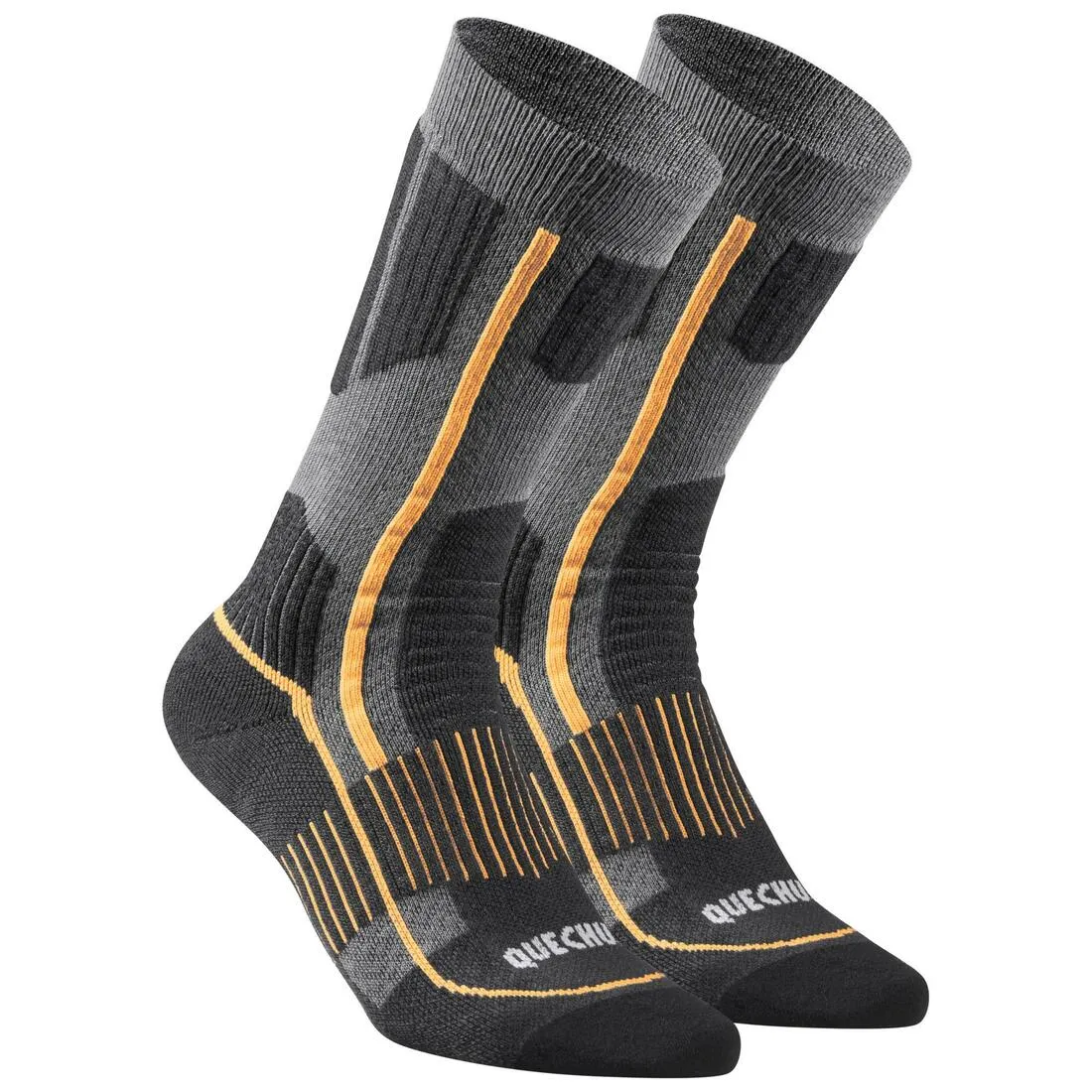 Warm Hiking Socks - SH520 X-WARM MID - 2 Pairs