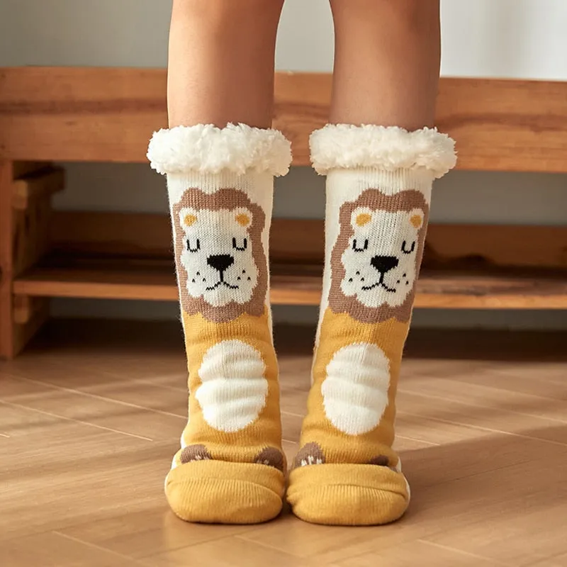 Women New Cute Cotton Thick Warm Winter Christmas Socks