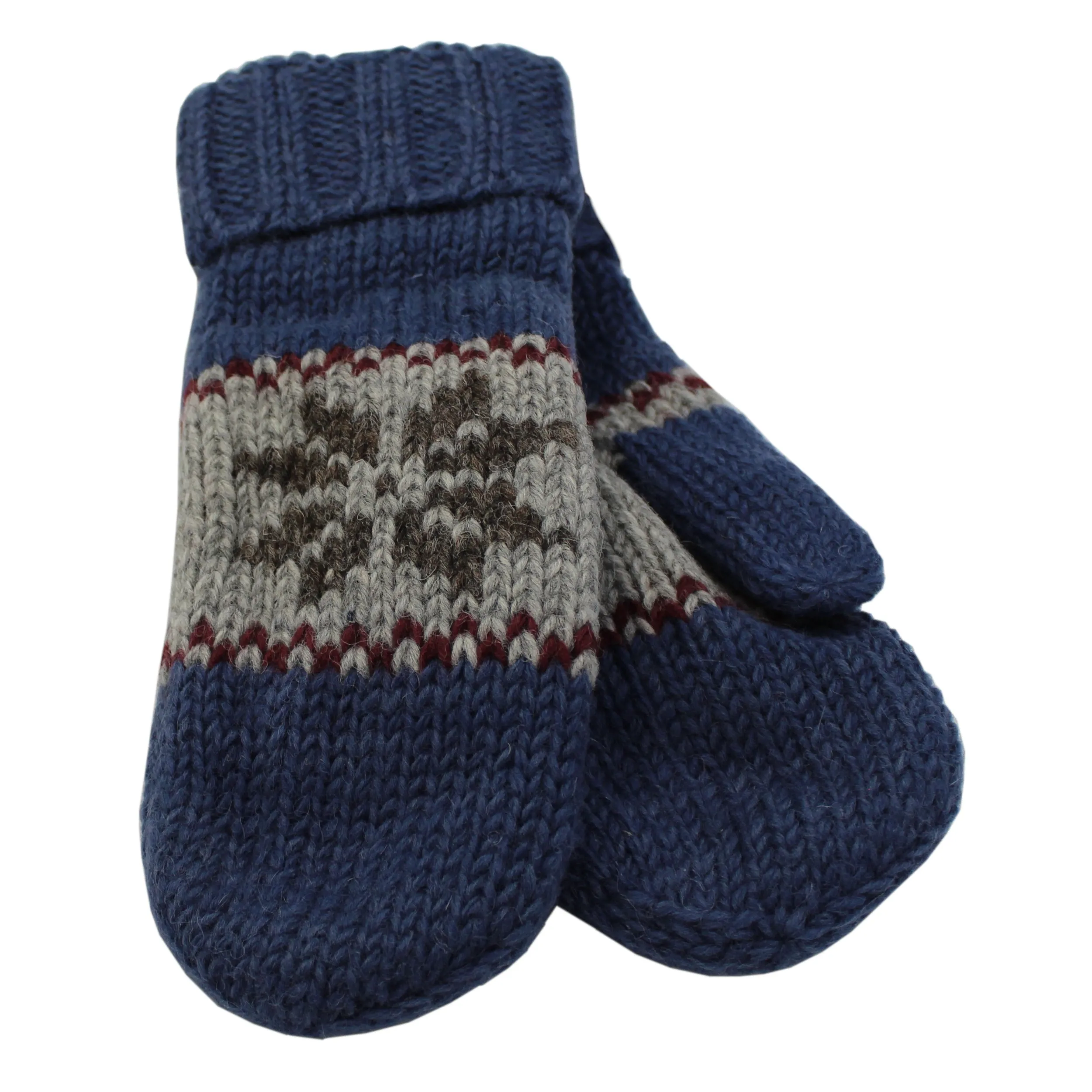 Wool Mitts w. Sherpa lining